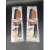 Image 1 : 2 Copper Knives New in Box - Heim & Elda - 7 inch - Built in Knife Sharpener