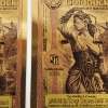Image 3 : x2 Idaho 1/4 Goldback Notes 1/4000th Troy Ounce 24K Gold Each