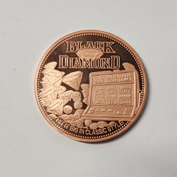Black Diamond "Hit it Big" 1 oz .999 Fine Copper Round