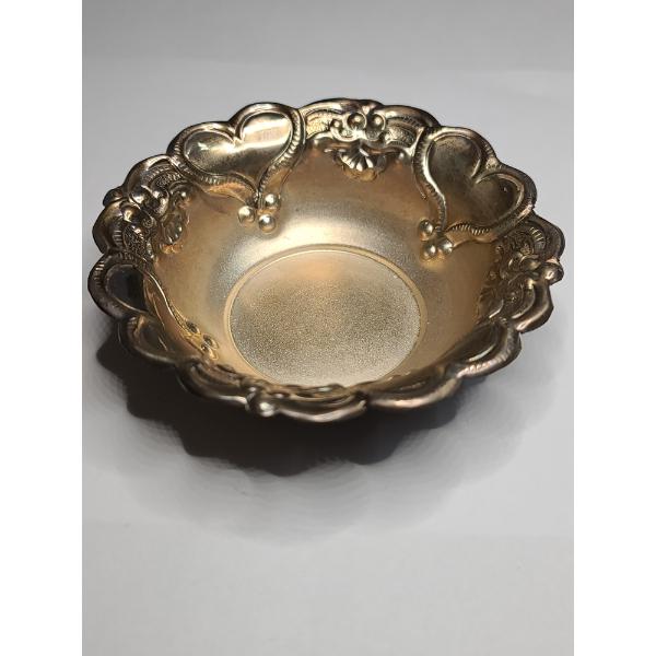 Sterling Silver Scalloped Dish - Weight: 34.8g