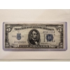 Image 1 : 1934A United States Lincoln $5.00 Silver Certificate Note In Protective Holder - Mint Condition