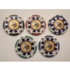 Image 1 : NFL Minnesota Vikings - Clay Poker Chip Set - Mint Condition - Complete Set 5 Chips - Hard To Find