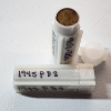 Image 3 : Two Tubes of Assorted United States Wheat Cents: One Mixed & One 1945 - Face Value: ~$1.00