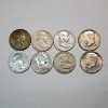 Image 1 : x8 Assorted Years United States 90% Silver Half Dollars - FV: $4.00