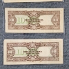 Image 6 : Three Japanese Government 100 Pesos Paper Notes