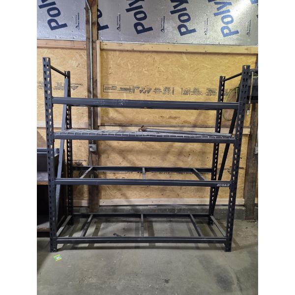 Pick Up Off Site-115 Ely St. Alliance Oh.- Excellent 82''x14ft Metal Kobalt Shelf