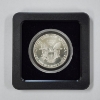 Image 3 : United States 1990 Silver 1 Oz American Eagle Round in Nice Acrylic Case With Black Display Holder