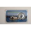 Image 1 : 2001 Austrailian One Troy Ounce .999 Fine Silver Queen Elizabeth II Kookaburra Coin In Display