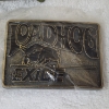 Image 4 : Three Assorted Vintage Collectible Belt Buckles Ft. Lectra Haul, Loadhog Exide & Plymouth Insulating