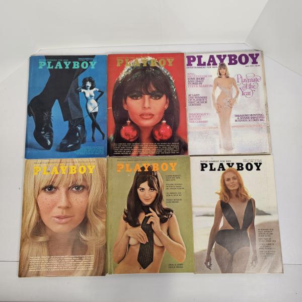 Vintage 1960s And 1970s Playboy Entertainment For Men Magazine Lot
