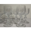 Image 1 : 14 Crystal Water Goblets - ~4.5 inches tall