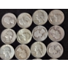 Image 3 : $5 Face Value in Assorted 90% Silver Washington Head Quarters 
