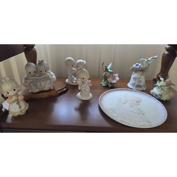 PICKUP IN CANTON - Precious Moments And Hummingbird Figurine Collection All In Excellent Condition!
