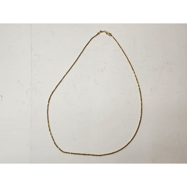 Gorgeous 14K Yellow Gold Chain 18" Necklace Total Weight 4.2g