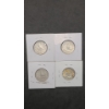 Image 4 : 1945, 1951-D, 1956-D, 1964-D 90% Silver Washington Quarters - Face Value: $1.00