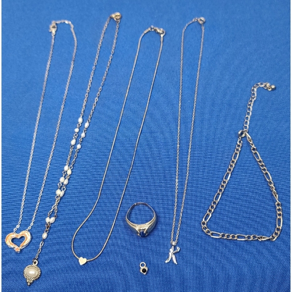 Assorted Costume Necklaces, Pendant, Ring & Bracelet