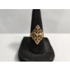 Image 1 : Beautiful Vintage-Style 10K Gold Statement Ring Size 7.5 TW: 2.0g