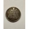 Image 1 : 1890 United States Seated Liberty Silver Dime - Great Piece of History