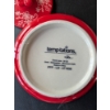 Image 2 : Temptations Floral Red Lace Server W Spoon