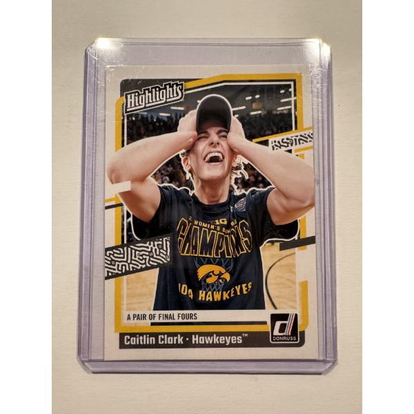 2024 Caitlin Clark Panini ROOKIE Basketball Card - Mint Condition In Protective Holder - Exceptional