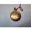 Image 8 : Gold-Filled Illandich Co. Pocket Watch & Locket on Chain - Total Weight: 113.2g