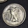 Image 4 : 3 Pcs - 1946 P / 1946 D / 1946 S  Walking Liberty Half Dollars - High Grade - See Pics