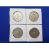 Image 4 : 4 Franklin Silver Half Dollars - Years: 1955, 1951, 1960, 1951