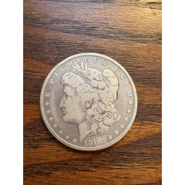 90% Morgan Silver Dollar - Date Illegible - FV $1.00