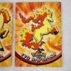 Image 3 : TWO Vintage TOPPS Pokemon Trading Cards ~ Ponyta & Rapidash