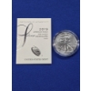 Image 1 : 2019- W U.S. Mint American Eagle 1 oz Fine Silver Uncirculated Coin - Fantastic Coin w/ Box & COA