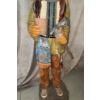 Image 6 : Superb, Rare Native American Chief Statue - Large, Approx 52in Tall  