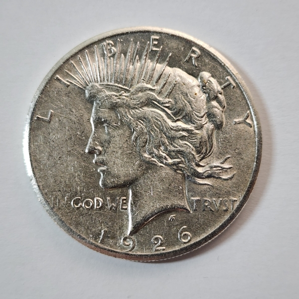 United States 1926 Silver Peace Dollar - 90% U.S. Silver Coin