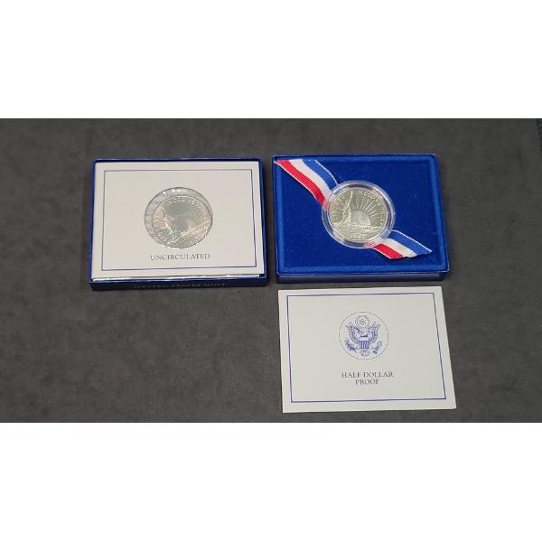 (2) 1986 Uncirculated United States Liberty Half Dollars