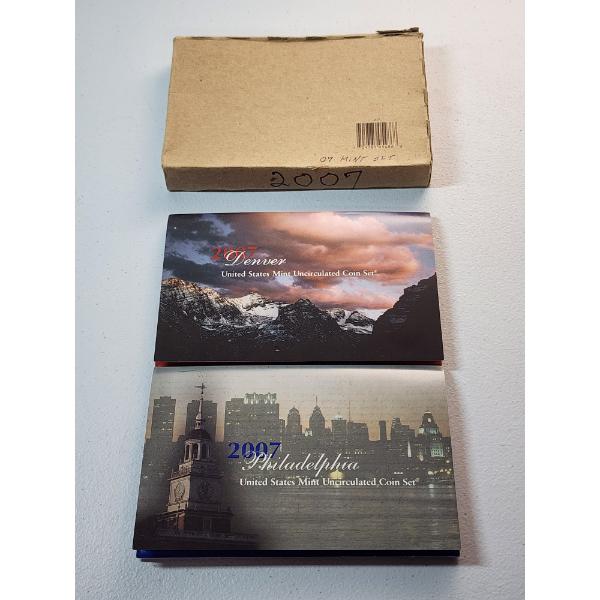 2007 P&D United States Mint Uncirculated 28-Coin Set - Original Packaging & CoA