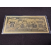Image 1 : INCREDIBLE .999 Fine GOLD FOIL U.S. 250TH ANNIVERSARY NOTE IN PROTECTIVE HOLDER - MINT CONDITION