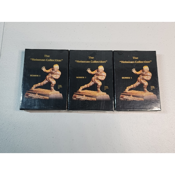 x3 Sealed Packs of "The Heisman Collection" Series 1 Set of Trading Cards