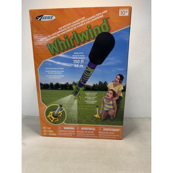 New In The Box Whirlwind Air Rocket Launch Set - Soars Up To 150 Ft 