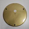 Image 3 : Threshold Halloween Gold Skull And Crossbones Engraved Aluminum Round Serving Platter - 16"