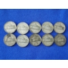 Image 4 : Lot of 10 Jefferson Wartime Nickels - 35% U.S. Silver - Face Value: $0.50