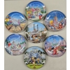 Image 1 : Lot of 7 Disney Collectible Plates - 8"