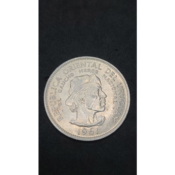 Uruguay 10 Pesos 90% Silver Coin - ASW: 0.3617oz