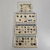 Image 1 : Vintage Geological Specimen Display Kit (see description)