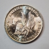 Image 1 : American Eagle & Liberty Bell Design One Troy Ounce .999 Fine Silver Round 