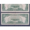 Image 8 : Lot of Two $5 Red Seal Federal Reserve Notes - 1953 & 1963