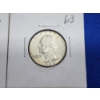 Image 3 : 3 90% Silver U.S. Coins: 1940-D Mercury Dime, 1963 Washington Quarter, & 1920 Walking Liberty Half 