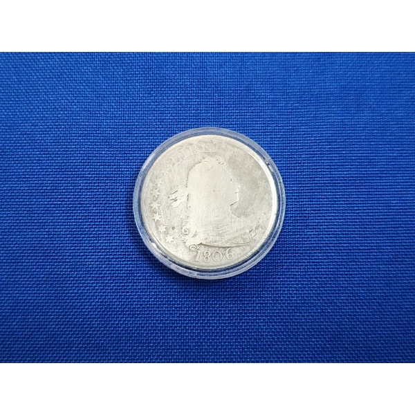 United States 1806 Draped Bust Silver Quarter - 90% Silver 