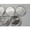Image 5 : Lot of 7 Dale Earnhardt Official Commemorative Silver-Plated Coins Designs by Sam Bass