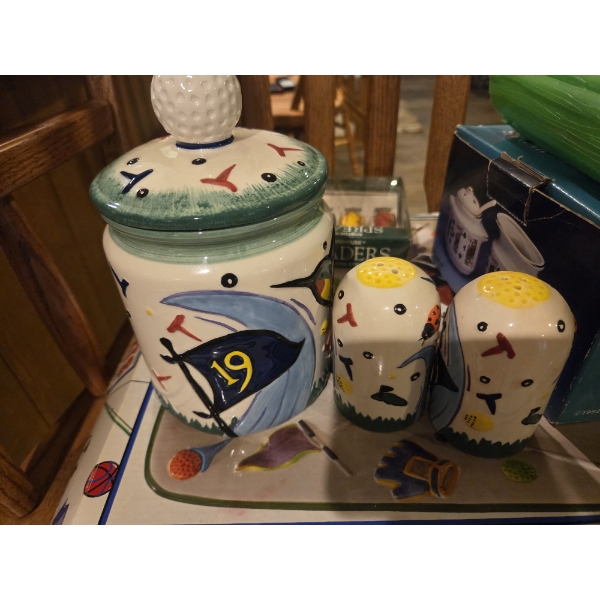 Golf Related Serving Set