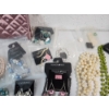 Image 9 : HUGE Lot of Assorted Costume Jewelry - Lots in Packaging, Small Cosmetic Bags