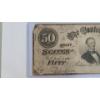Image 2 : United States Series 1864 T-66 $50 Richmond, Virginia Confederate States of America Bank Note